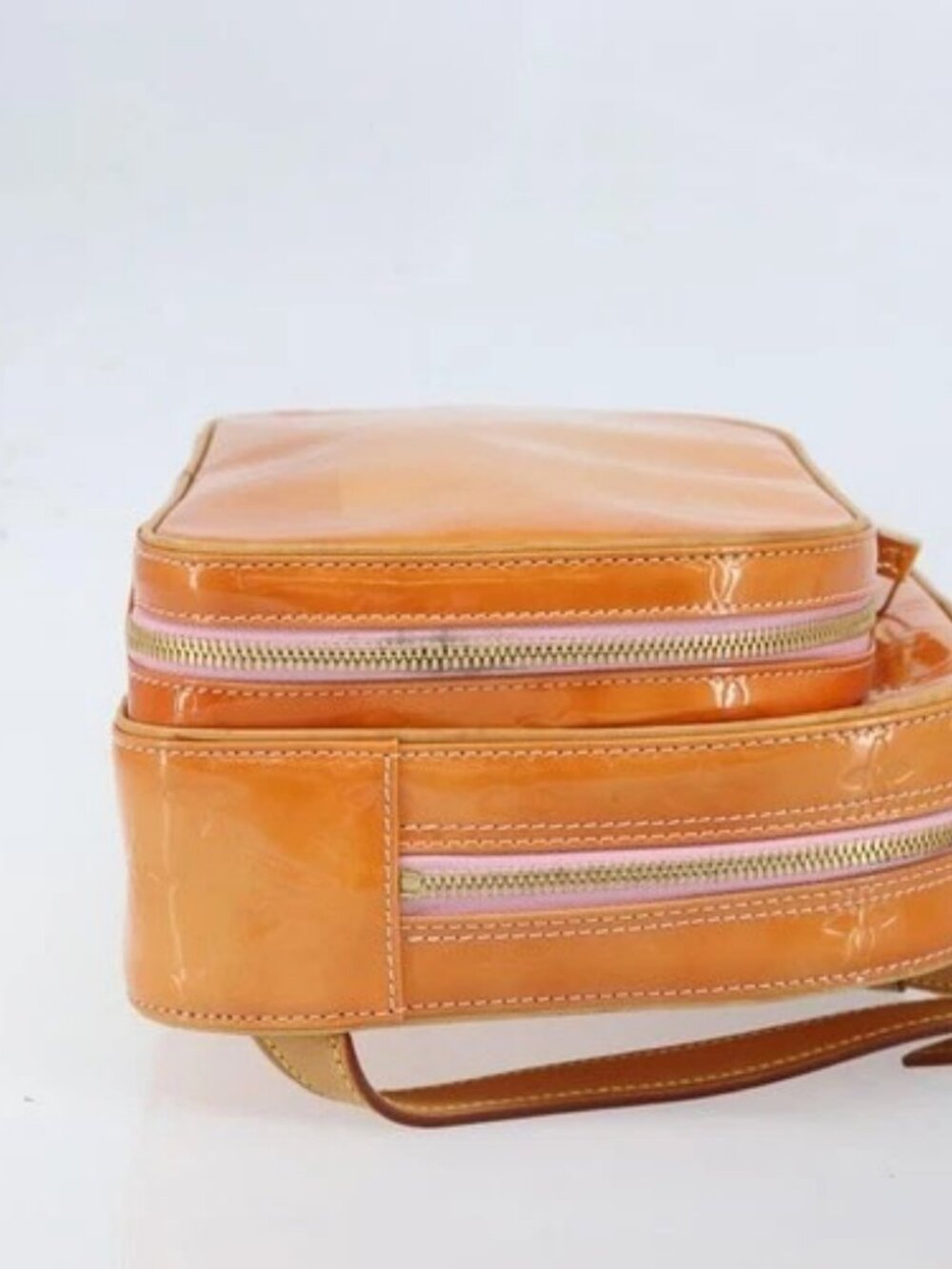 LOUIS VUITTON Vernis Marley Backpack Marshmallow Pink M91039 LV Auth BA11055 - Picture 3 of 14